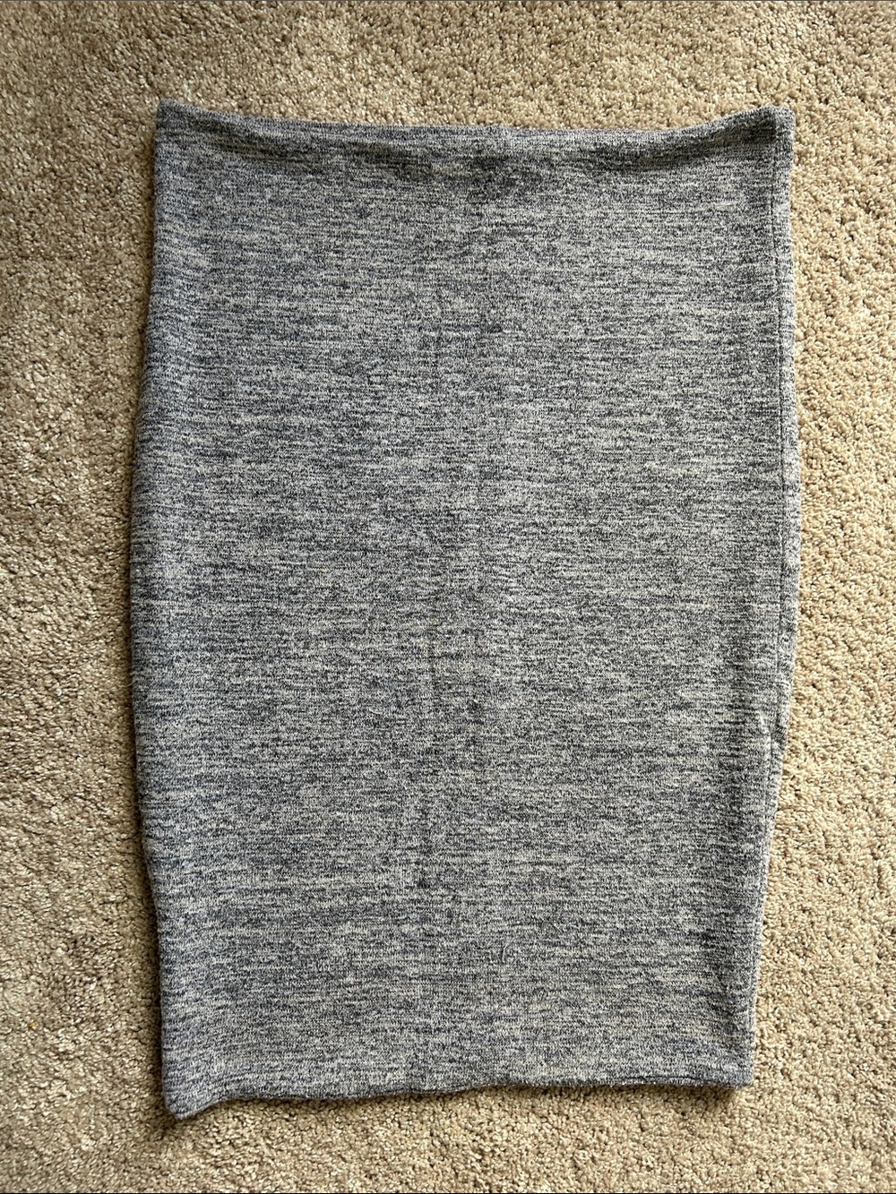 Cotton On Grey Knit Pencil Skirt - Women